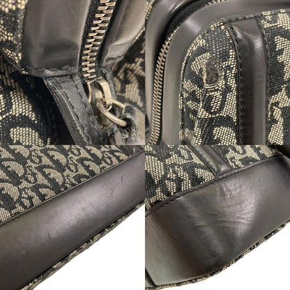 CHRISTIAN DIOR Trotter pattern Handbag Canvas Ladies [Used]