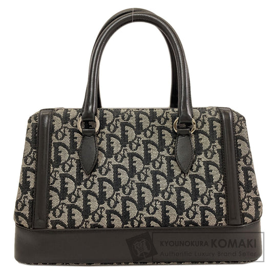 CHRISTIAN DIOR Trotter pattern Handbag Canvas Ladies [Used]