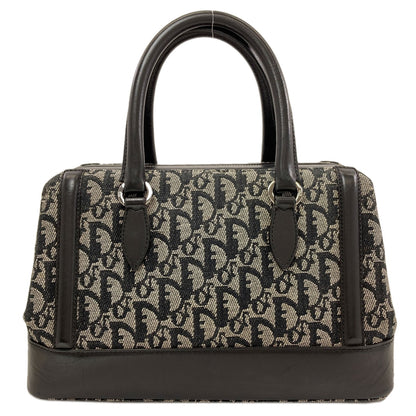 CHRISTIAN DIOR Trotter pattern Handbag Canvas Ladies [Used]