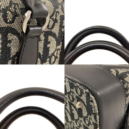 CHRISTIAN DIOR Trotter pattern Handbag Canvas Ladies [Used]