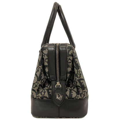 CHRISTIAN DIOR Trotter pattern Handbag Canvas Ladies [Used]