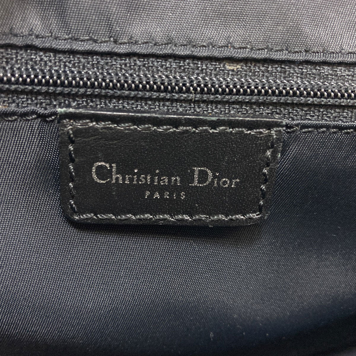 CHRISTIAN DIOR Trotter pattern Handbag Canvas Ladies [Used]