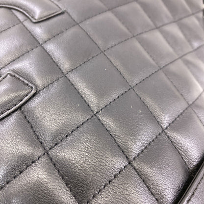 CHANEL CAMBON LINE SilverHardware Shoulder Bag Lambskin Ladies [Used]