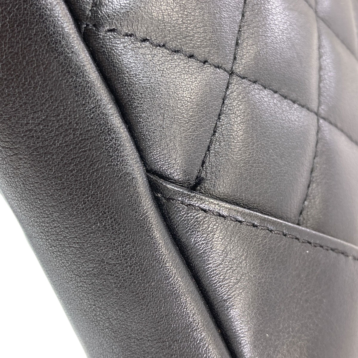 CHANEL CAMBON LINE SilverHardware Shoulder Bag Lambskin Ladies [Used]