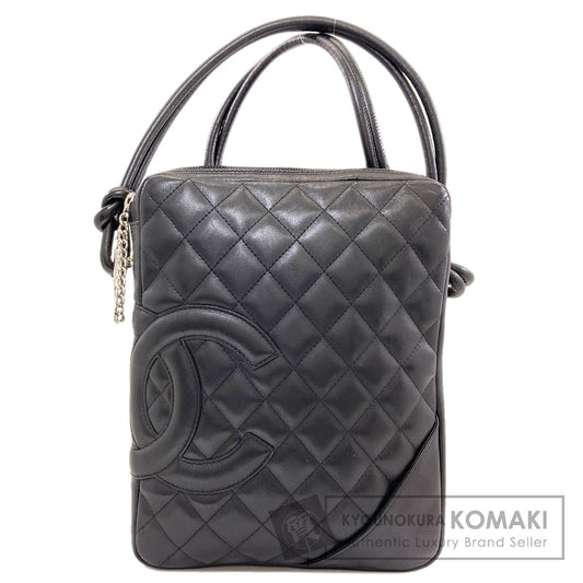 CHANEL CAMBON LINE SilverHardware Shoulder Bag Lambskin Ladies [Used]