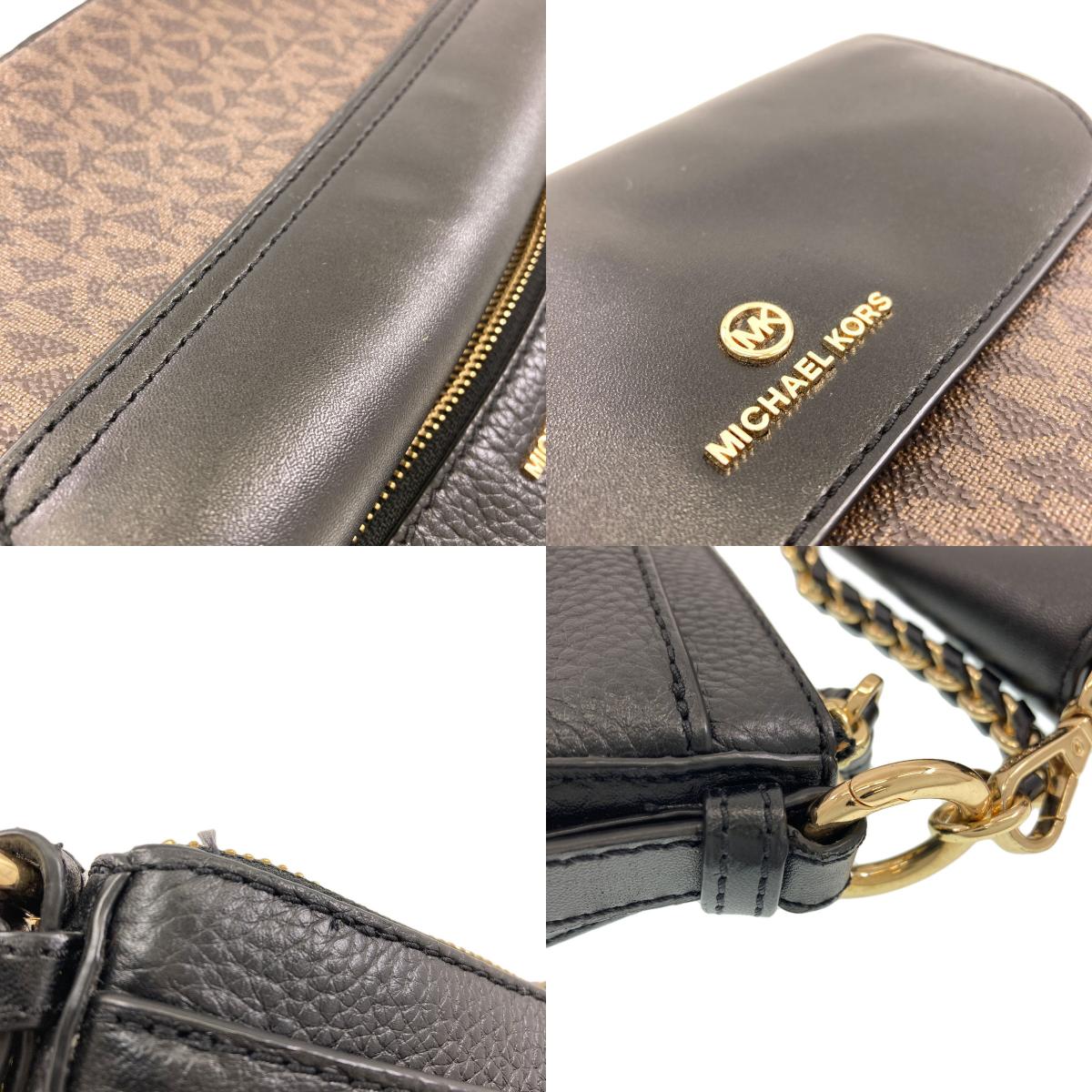 Michael Kors JET SET CHARM 4 in 1 Pouch 2WAY Handbag Leather Ladies [Used]