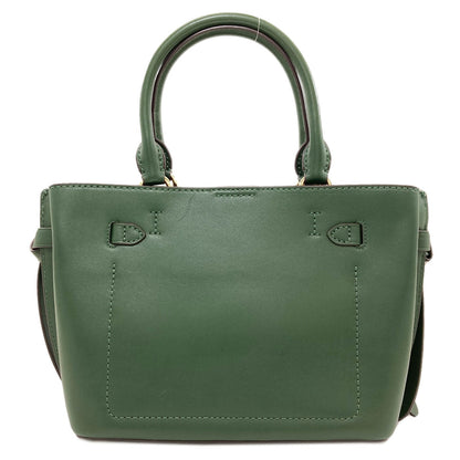 Michael Kors Belted Satchel Padlock 2WAY Handbag Leather Ladies [Used]
