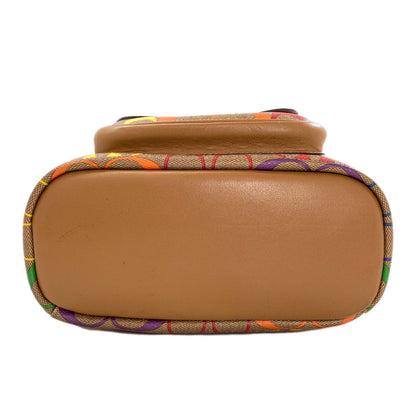 COACH C4097 Rainbow Backpack Â· Daypack PVC Ladies [Used]