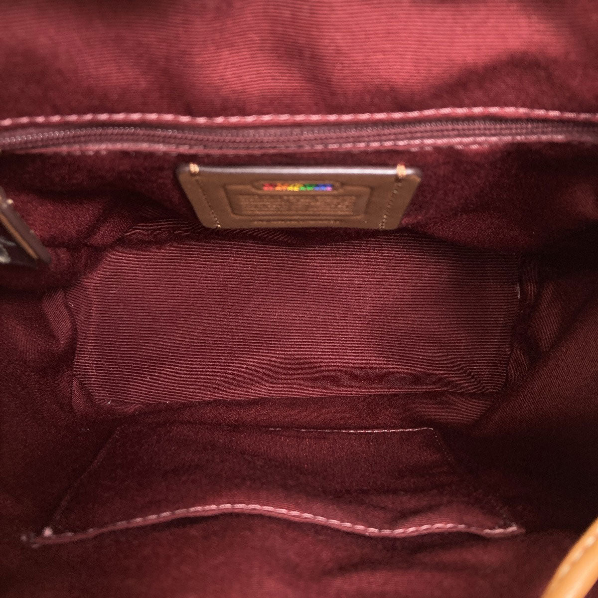 COACH C4097 Rainbow Backpack Â· Daypack PVC Ladies [Used]