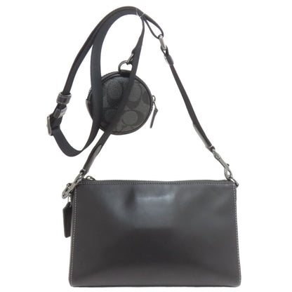 COACH CC094 Disney collaboration Holden signature patch Shoulder Bag Leather Ladies [Used]