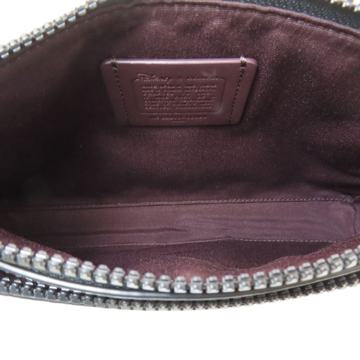 COACH CC094 Disney collaboration Holden signature patch Shoulder Bag Leather Ladies [Used]