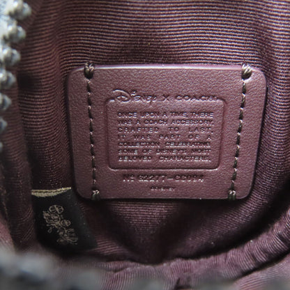 COACH CC094 Disney collaboration Holden signature patch Shoulder Bag Leather Ladies [Used]