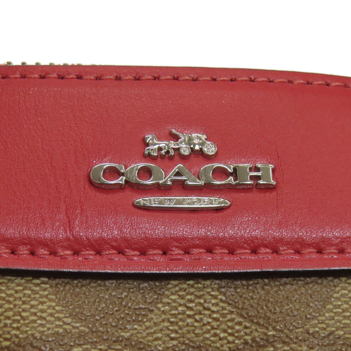 COACH F73670 Pac-Man Collaboration Signature 2-Way Bag Handbag PVC Ladies [Used]