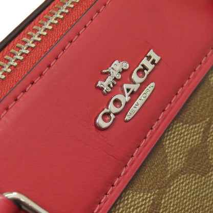 COACH F73670 Pac-Man Collaboration Signature 2-Way Bag Handbag PVC Ladies [Used]