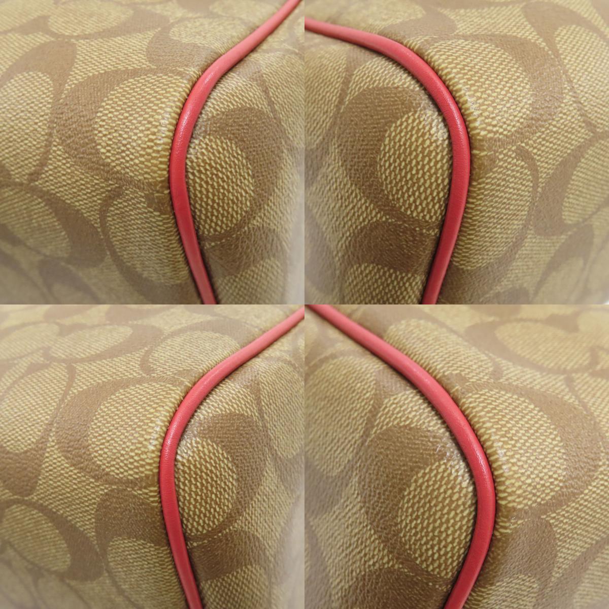 COACH F73670 Pac-Man Collaboration Signature 2-Way Bag Handbag PVC Ladies [Used]