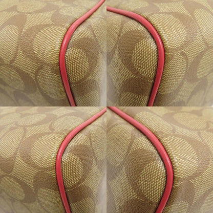 COACH F73670 Pac-Man Collaboration Signature 2-Way Bag Handbag PVC Ladies [Used]