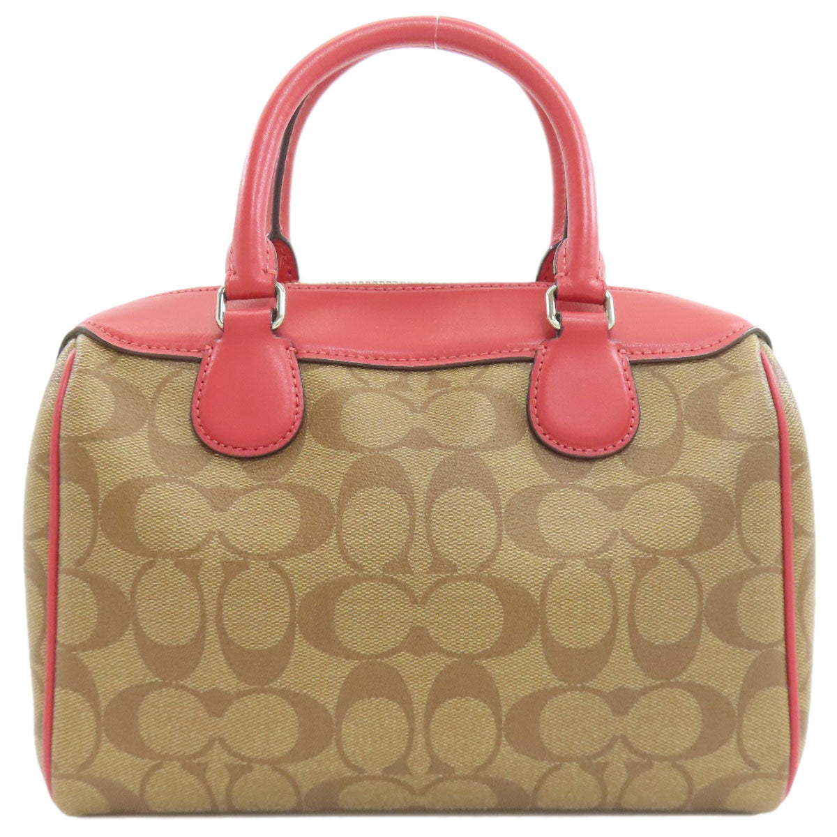 COACH F73670 Pac-Man Collaboration Signature 2-Way Bag Handbag PVC Ladies [Used]