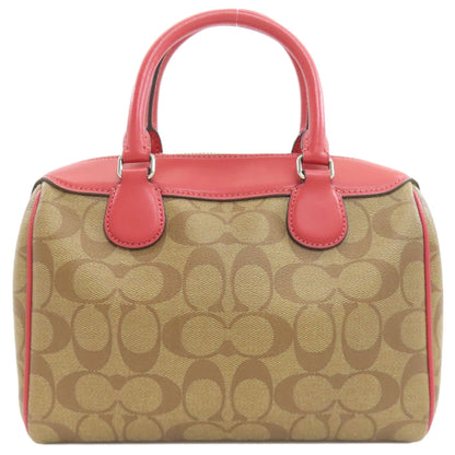 COACH F73670 Pac-Man Collaboration Signature 2-Way Bag Handbag PVC Ladies [Used]