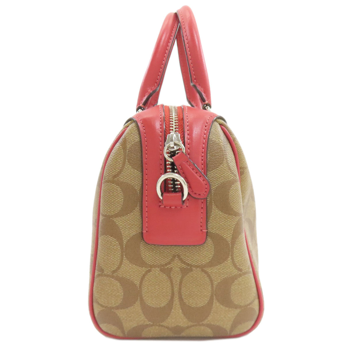 COACH F73670 Pac-Man Collaboration Signature 2-Way Bag Handbag PVC Ladies [Used]