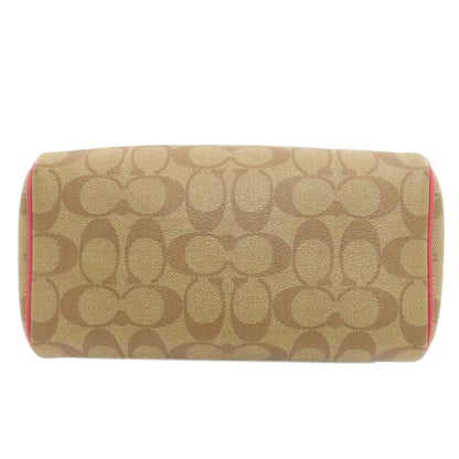 COACH F73670 Pac-Man Collaboration Signature 2-Way Bag Handbag PVC Ladies [Used]