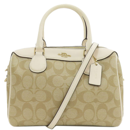 COACH F32203 Signature 2WAY Handbag PVC Ladies [Used]