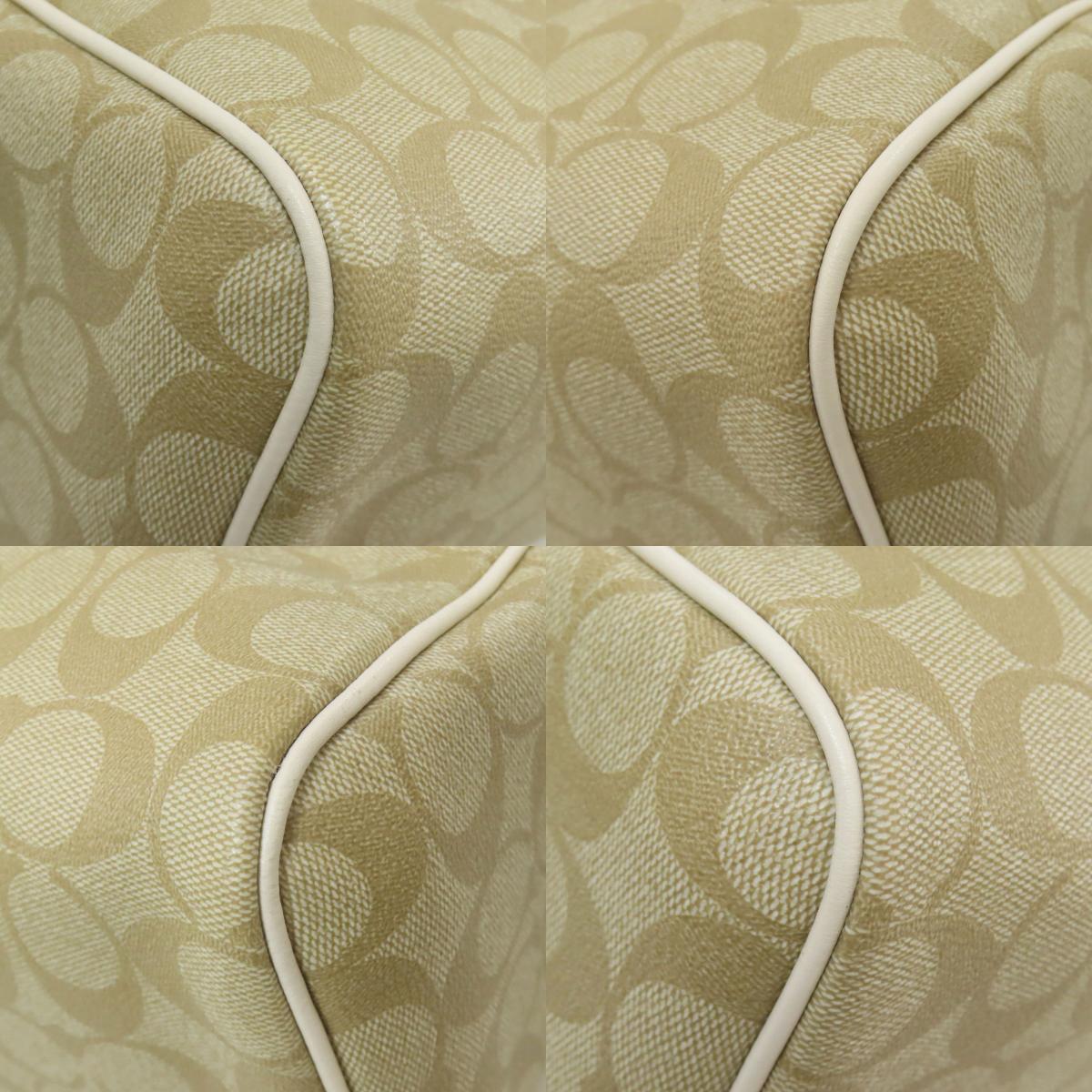 COACH F32203 Signature 2WAY Handbag PVC Ladies [Used]