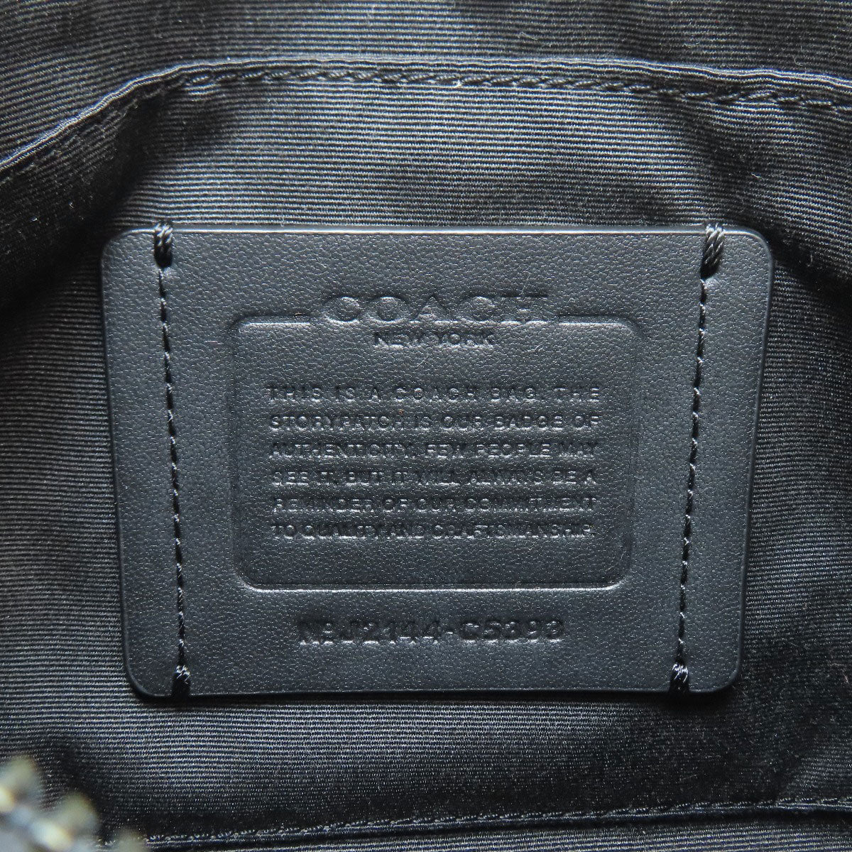 COACH C5393 logo body bag Leather Ladies [Used]