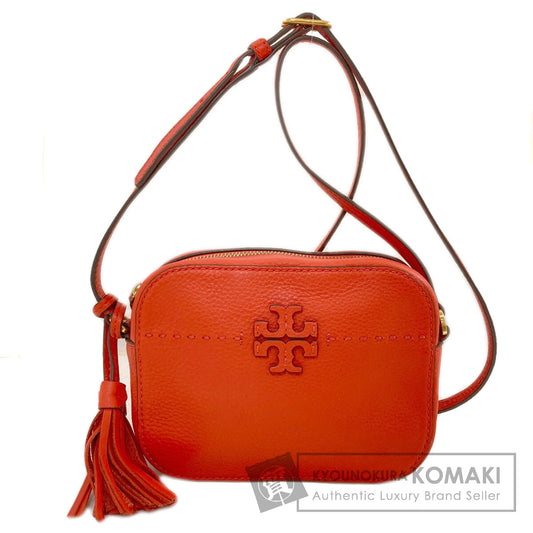 Tory Burch logo Shoulder Bag Leather Ladies [Used]