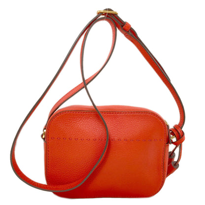 Tory Burch logo Shoulder Bag Leather Ladies [Used]