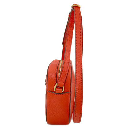 Tory Burch logo Shoulder Bag Leather Ladies [Used]