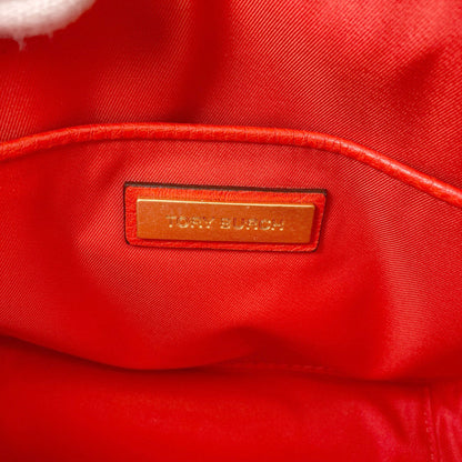 Tory Burch logo Shoulder Bag Leather Ladies [Used]