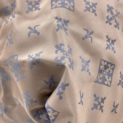 russet Reversible fleur-de-lis Tote Bag Nylon Ladies [Used]