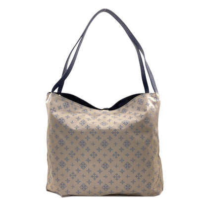 russet Reversible fleur-de-lis Tote Bag Nylon Ladies [Used]