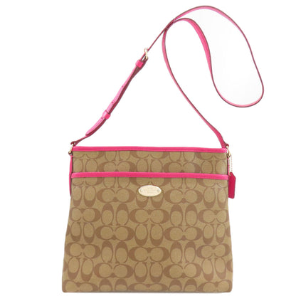 COACH F34938 Signature Shoulder Bag PVC Ladies [Used]