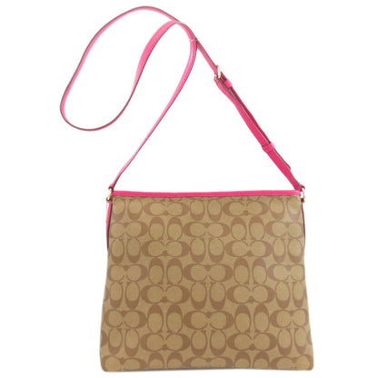 COACH F34938 Signature Shoulder Bag PVC Ladies [Used]