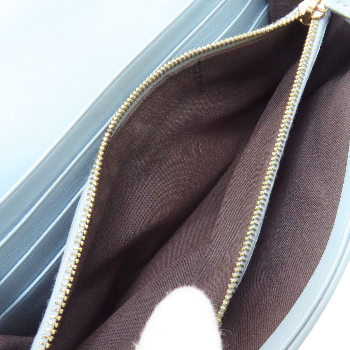 FENDI Zucchinopattern Long wallet (with coin pocket) Canvas Ladies [Used]