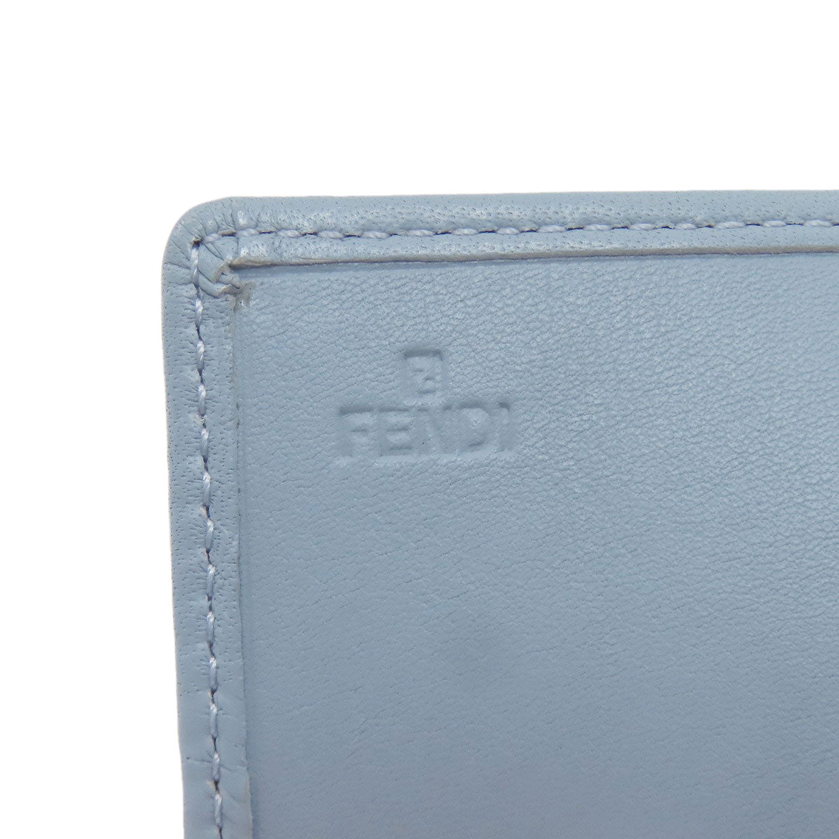 FENDI Zucchinopattern Long wallet (with coin pocket) Canvas Ladies [Used]