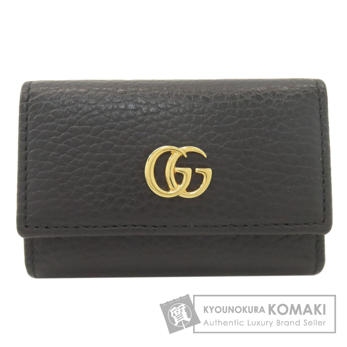 GUCCI 456118 Double G key holder Leather Ladies [Used]
