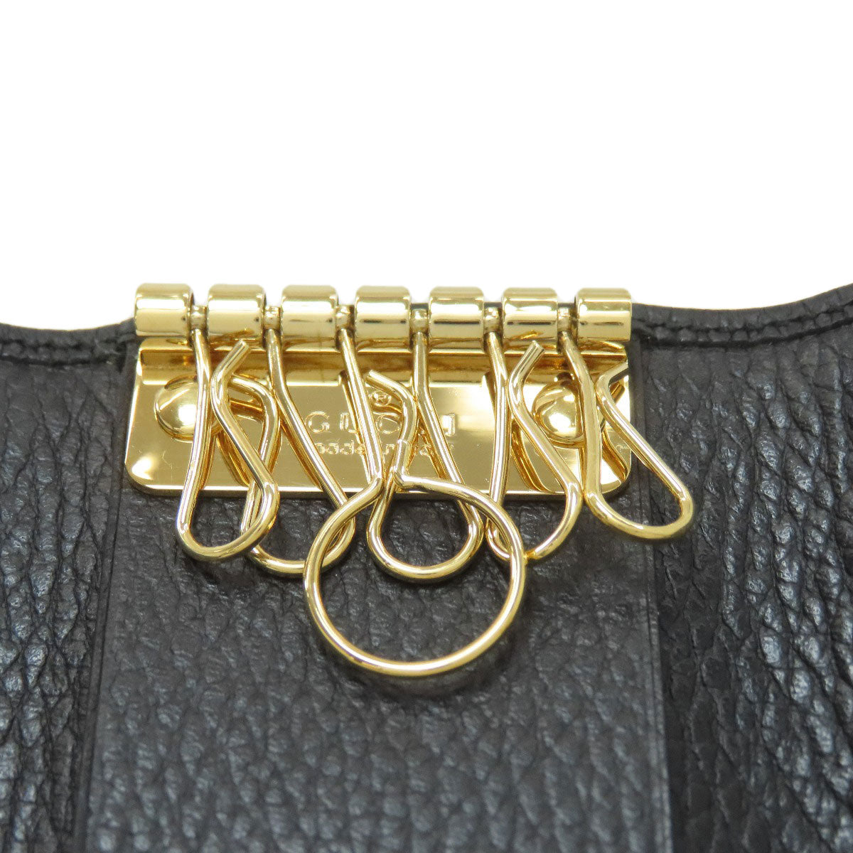 GUCCI 456118 Double G key holder Leather Ladies [Used]