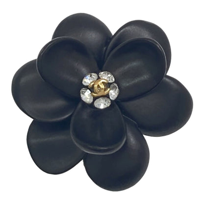 CHANEL COCO Mark Flower motif Brooch Metal Ladies [Used]