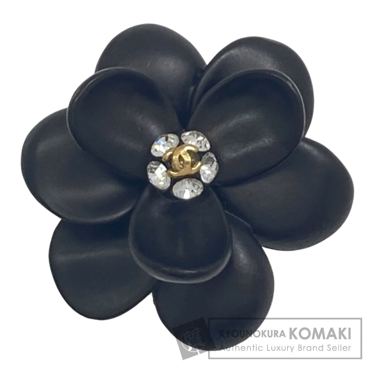 CHANEL COCO Mark Flower motif Brooch Metal Ladies [Used]