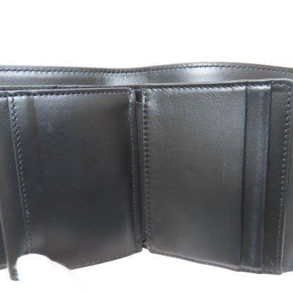 CELINE Triomphe Flap Tri-fold wallet (with Coin Pocket) Leather Ladies [Used]