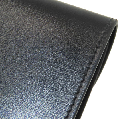 CELINE Triomphe Flap Tri-fold wallet (with Coin Pocket) Leather Ladies [Used]