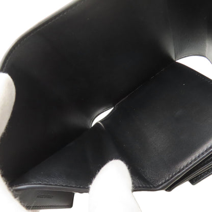 CELINE Triomphe Flap Tri-fold wallet (with Coin Pocket) Leather Ladies [Used]