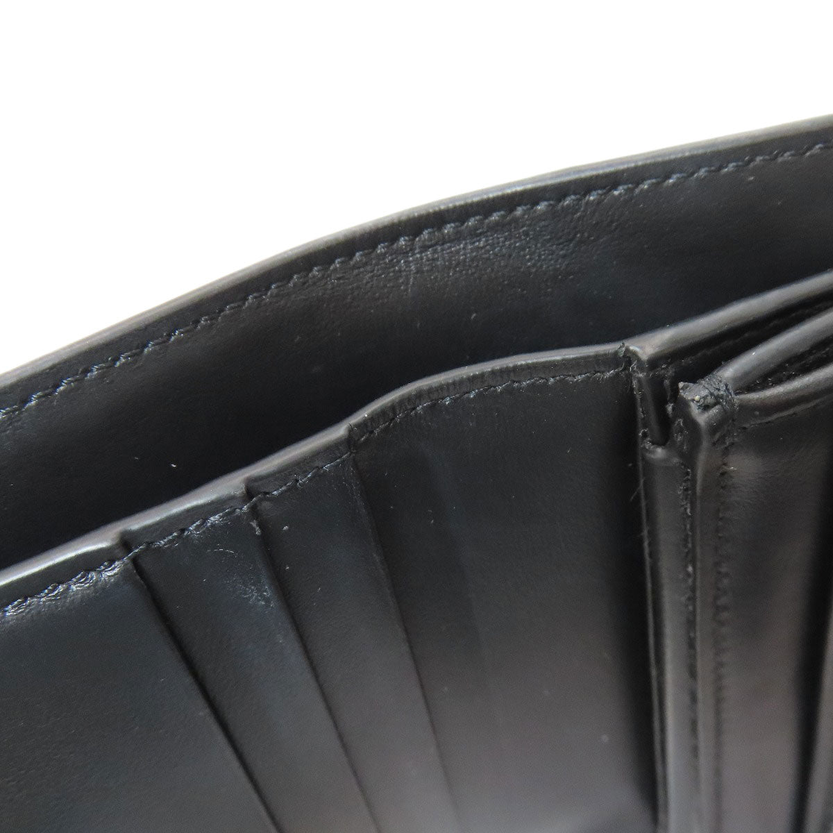 CELINE Triomphe Flap Tri-fold wallet (with Coin Pocket) Leather Ladies [Used]