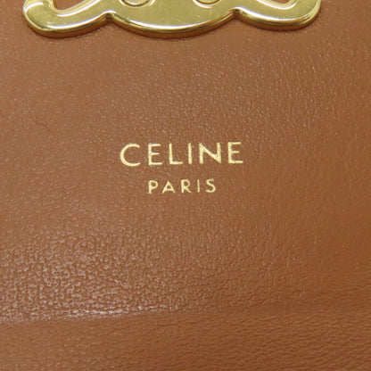 CELINE Triomphe Flap Tri-fold wallet (with Coin Pocket) PVC Ladies [Used]