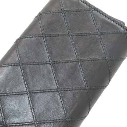 CHANEL Matelasse COCO Mark Card Case Leather Ladies [Used]