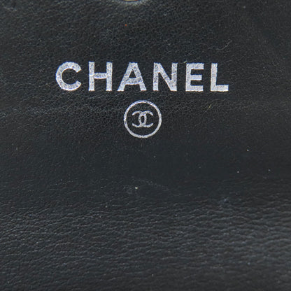 CHANEL Matelasse COCO Mark Card Case Leather Ladies [Used]