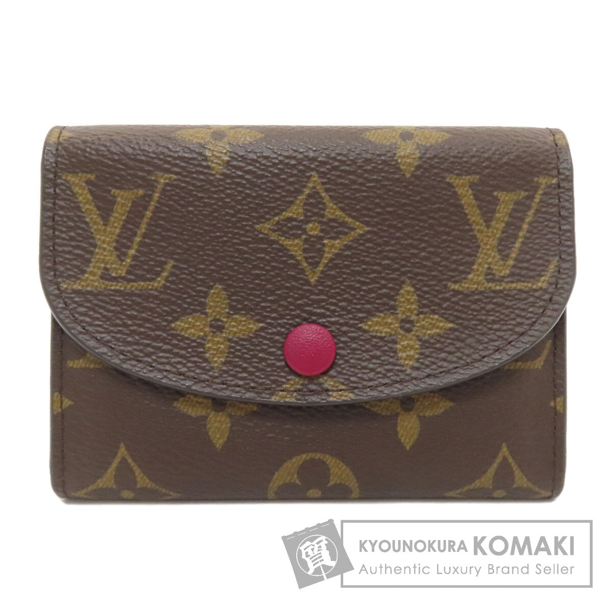 LOUIS VUITTON M41939 Portomonet Rosali Bifold Wallet with Coin Pocket Monogram canvas Ladies [Used]