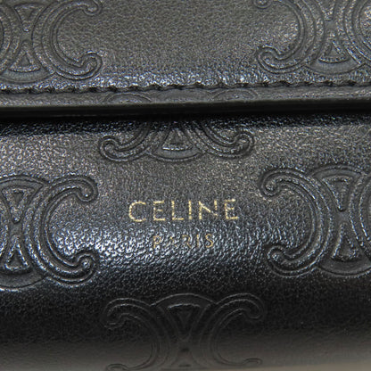 CELINE Small trifold wallet Tri-fold wallet (with Coin Pocket) Leather Ladies [Used]